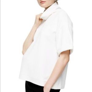 NWT Hatch x J. Crew cream maternity top